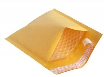 Gold Kraft Envelopess Self Seal Paper Bubble Mailing Bags For Stationery