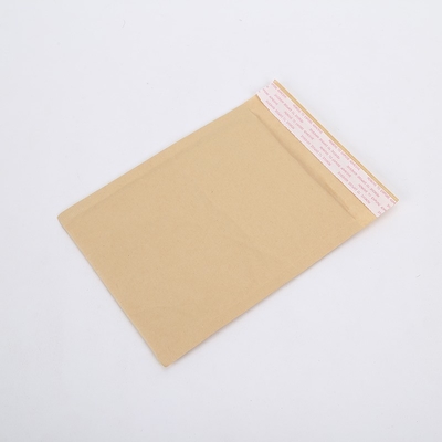 Eco-Friendly Kraft Yellow Bubble Mailers Custom Bag Stock Design Biodegradable