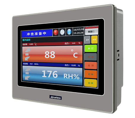 EtherCAT apoiou o PLC industrial da parada e da tecla HMI de emergência do painel de controle