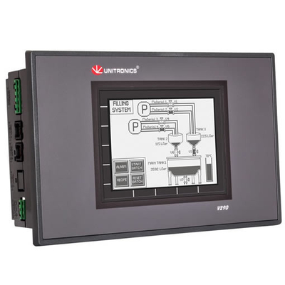 Das relações de máquina humanas do painel de toque HMI do PLC controlador Programmable Logic