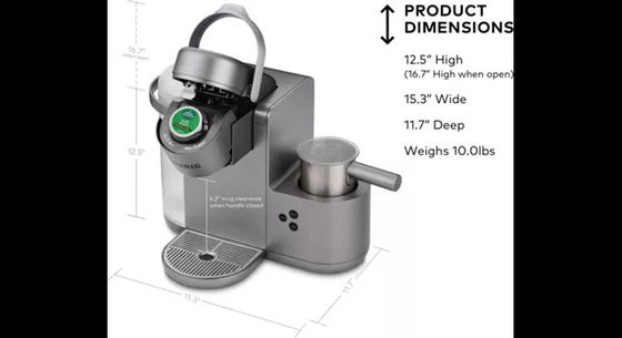 O Latte especial do café do saque de K-Café® Feothy ata completamente perucas do cabelo humano