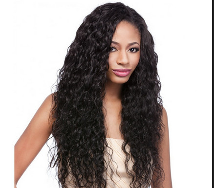 Onda de água/peruca brasileira humana encaracolado perverso das perucas 100% do cabelo, dobro Wefted da extensão do cabelo