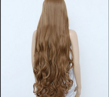 Cor média de Brown das perucas encaracolados profundas do cabelo humano/cabelo humano virgem não processado